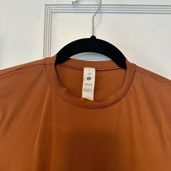 Lululemon Wundermost Ultra Soft Nulu Crewneck Long Sleeve Shirt Top Sable - Picture 2 of 5